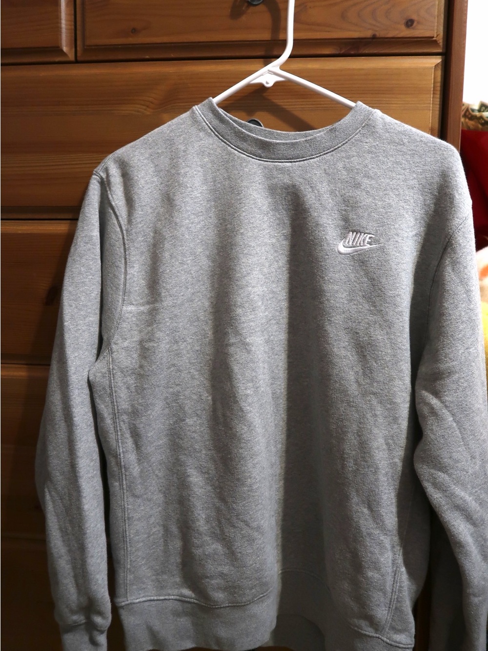 Womens Grey Nike Crewneck